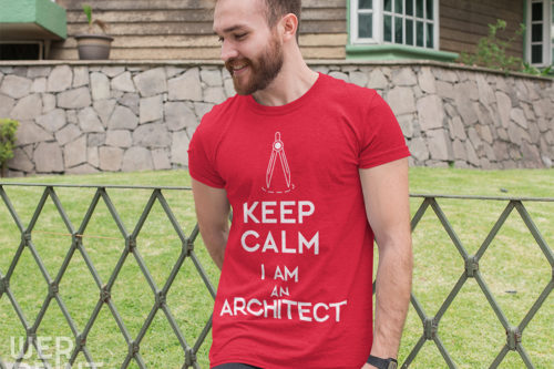 Koszulka Werprint - Keep Calm I am architect!